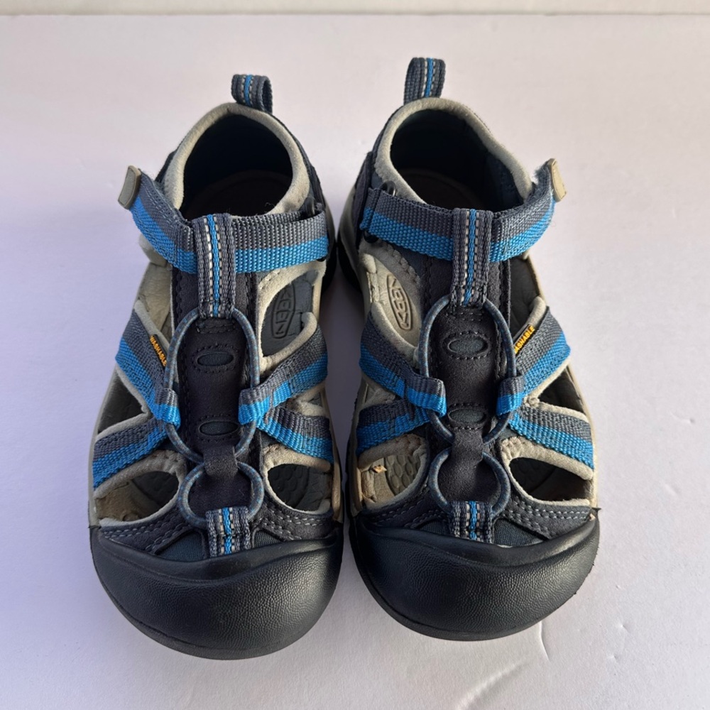 Kids' Blue and Black Outdoor Sandals